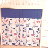 Sliding Curtain - Sailing Boat