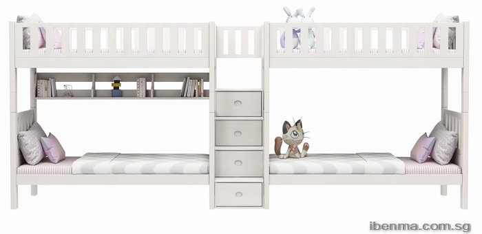 ibenma bunk bed and loft bed | middle height